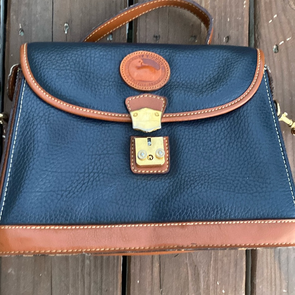 Vintage Navy Dooney and Burke Purse